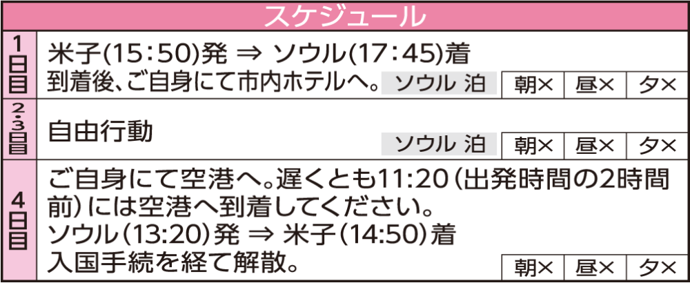 フリースタイルソウル4日間スケジュール